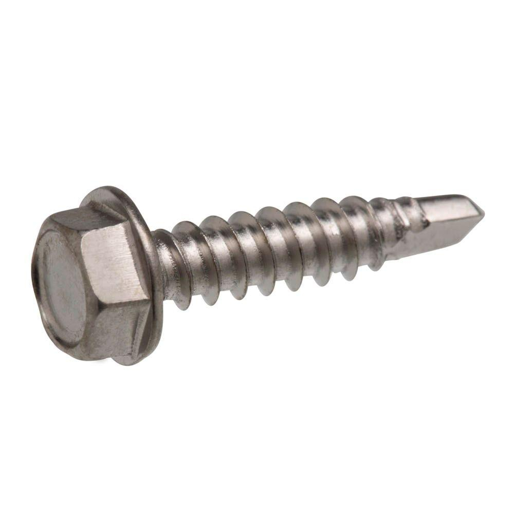 Everbilt 8 X 12 In Stainless Steel Self Drilling External Hex regarding dimensions 1000 X 1000