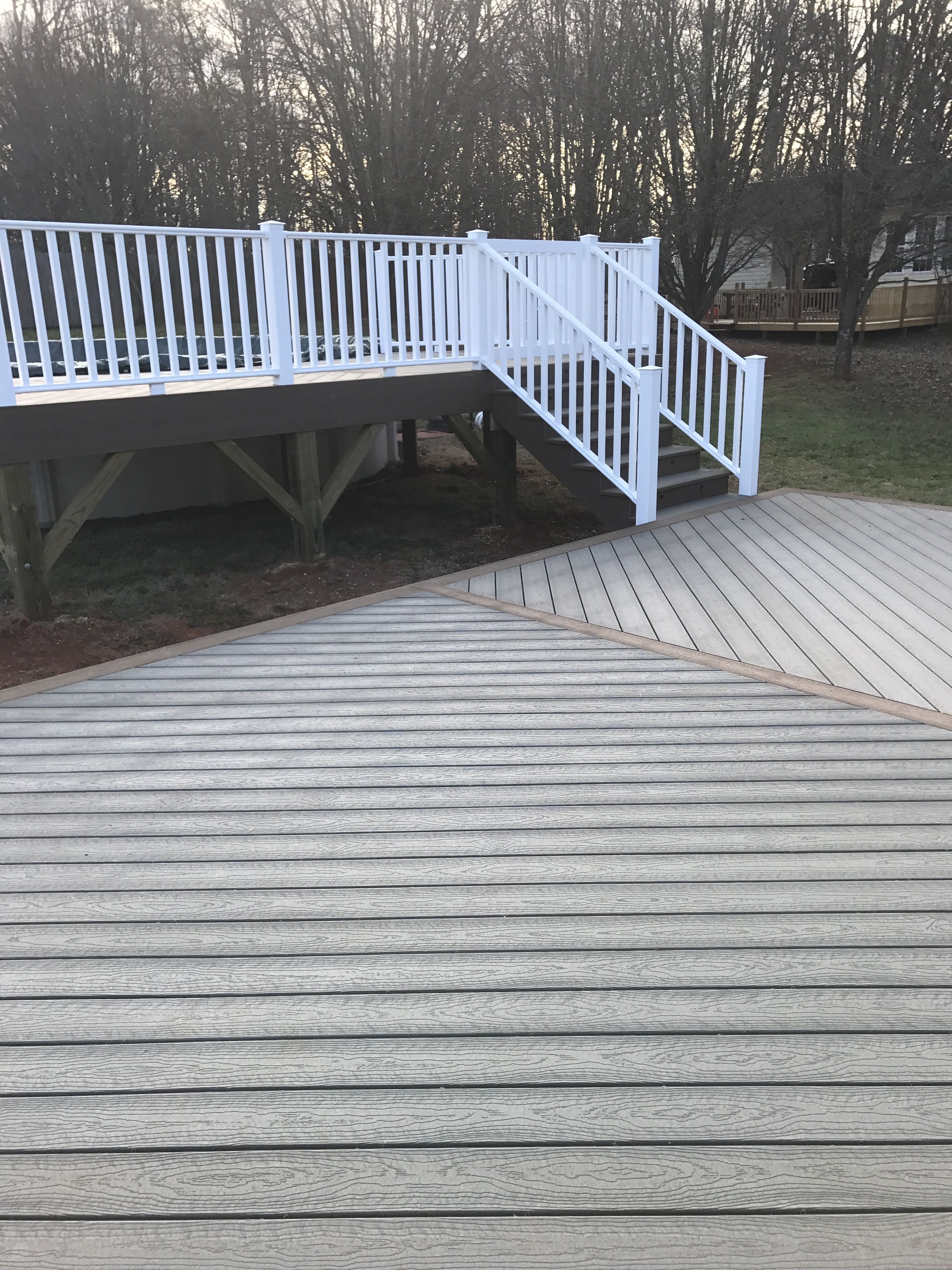 Evergrain Composite Deck Cape Cod Grey With Weathered Wood Picture pertaining to measurements 3024 X 4032