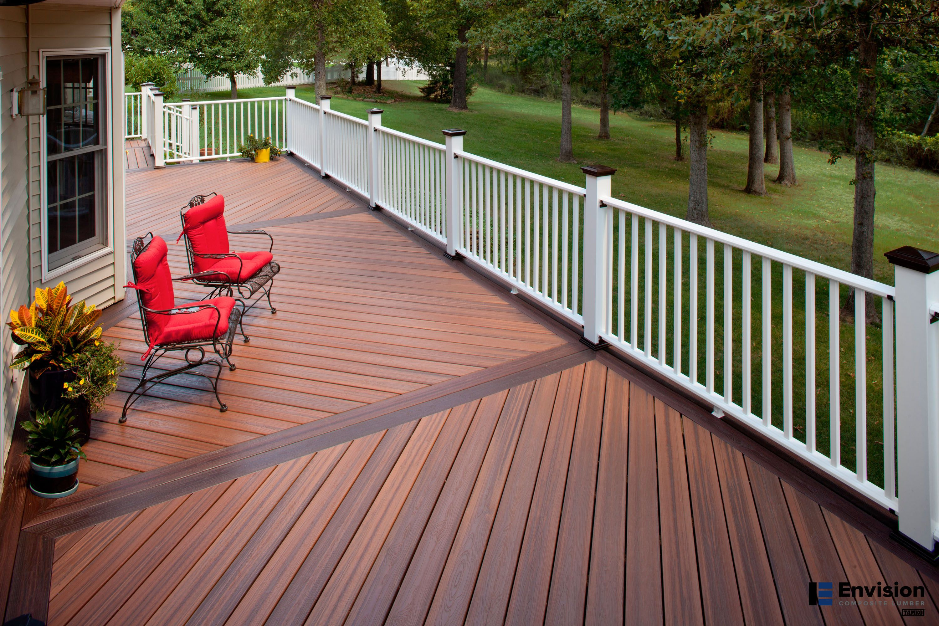 Evergrain Composite Decking From Tamko Gives You The Beauty And inside measurements 3000 X 2000