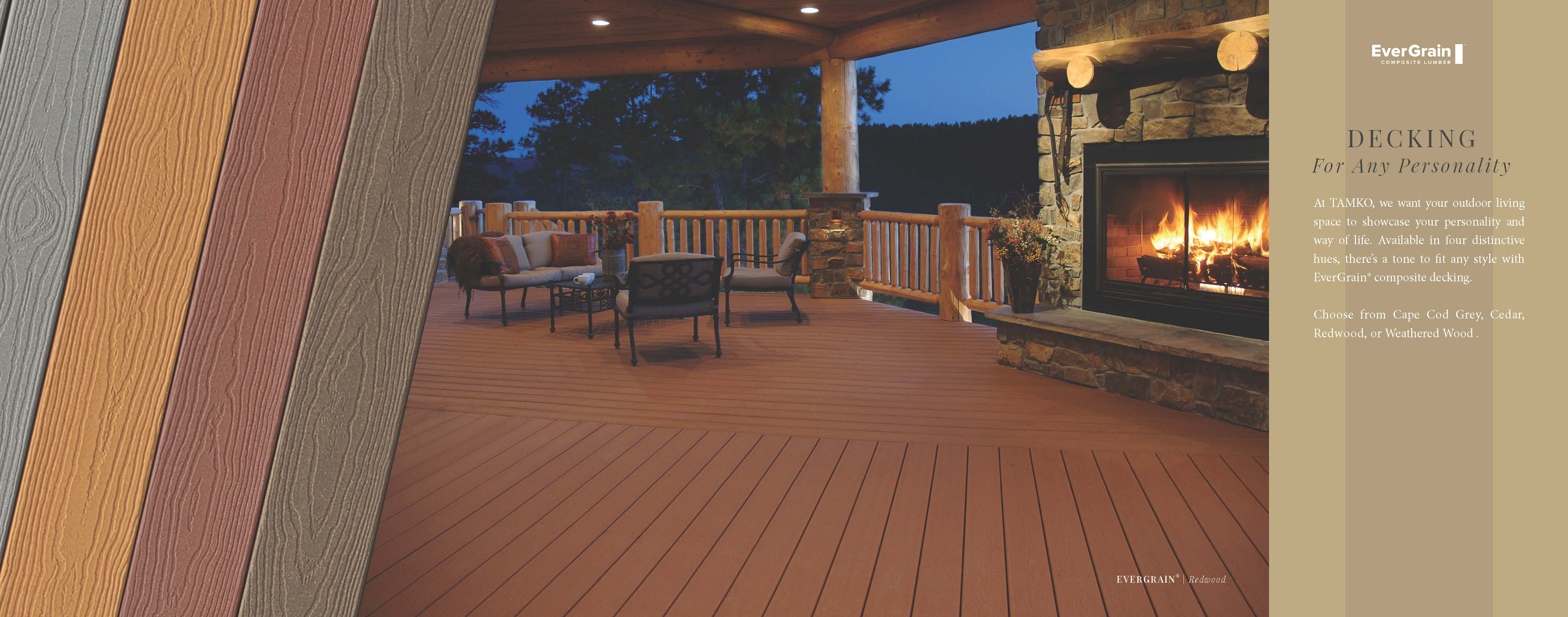 Evergreen Composite Decking Note Colors Vary Monitor Actual with dimensions 4762 X 1873