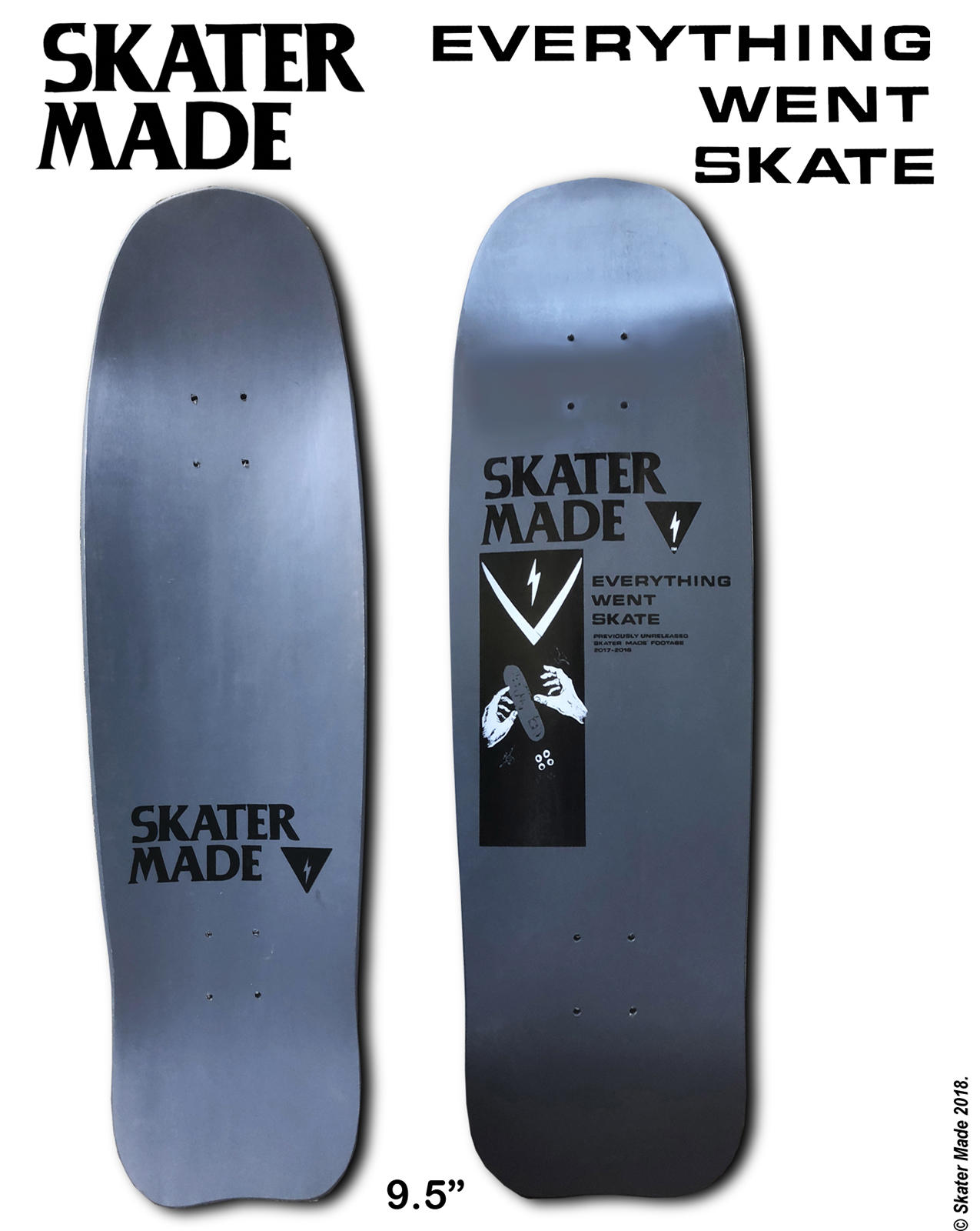 Everything Went Skate Ews Custom 95 Skateboard Deck Skater with regard to dimensions 1275 X 1600