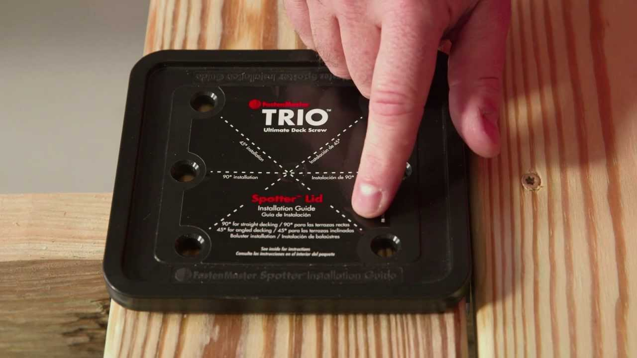 Fastenmaster Trio Ultimate Deck Screw For The Ultimate Finished Look with dimensions 1280 X 720