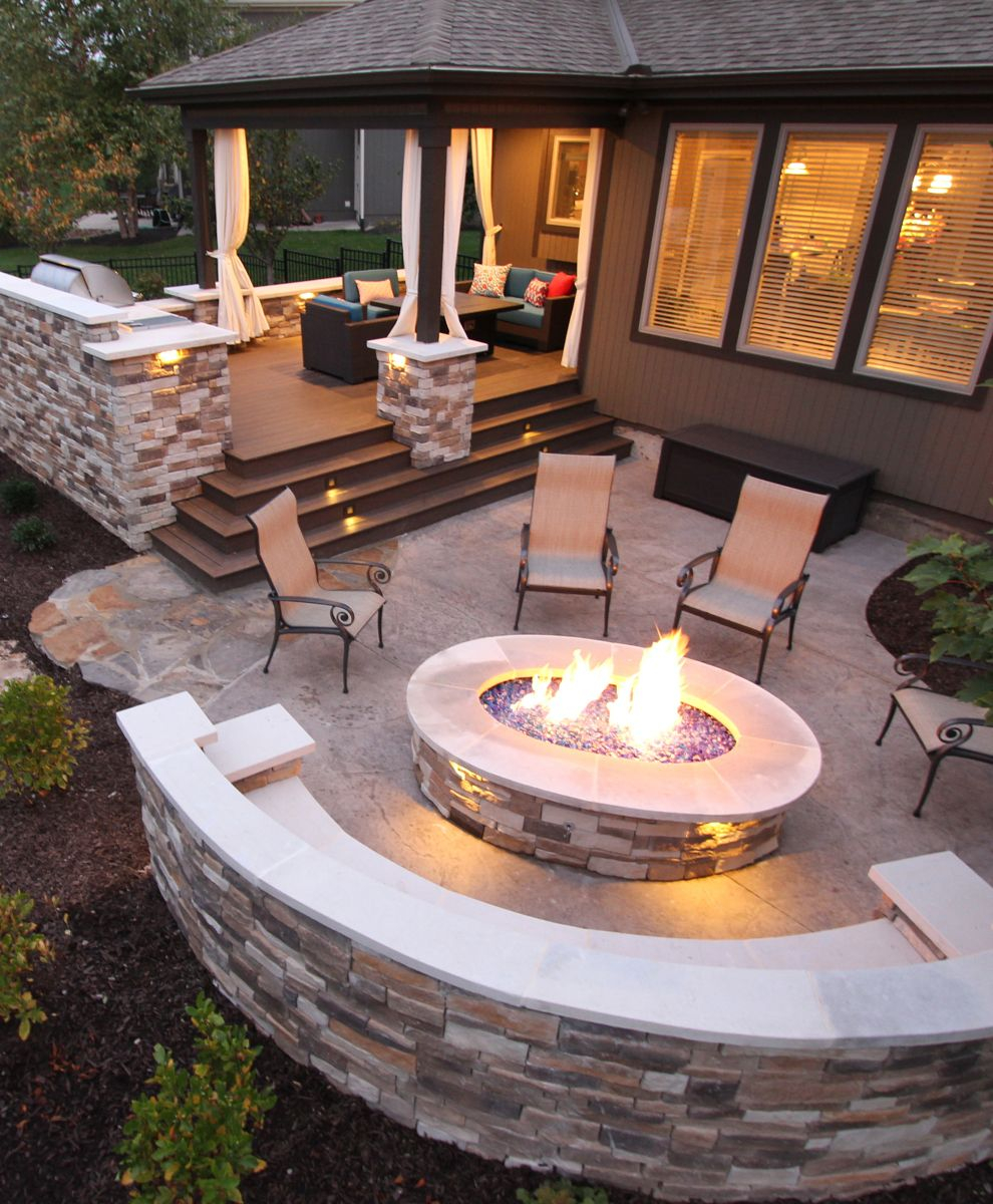 Portable Fire Pit On Trex Deck • Bulbs Ideas