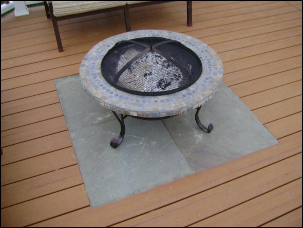 Fire Pits For Wood Decks within size 1030 X 774