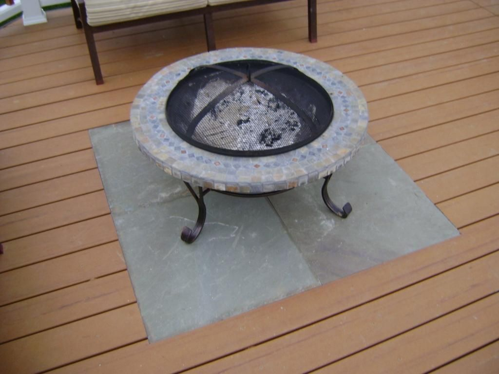 Firepit Or Chiminea On Elevated Deck Methods Decks Fencing intended for proportions 1024 X 768