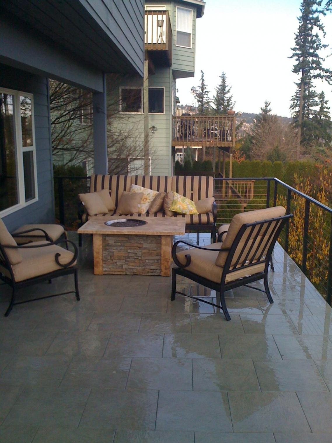 Firepit Or Chiminea On Elevated Deck Methods Decks Fencing throughout measurements 1138 X 1518