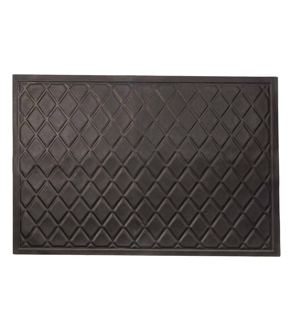 Flame Resistant Protective Mat For Fire Pit And Grill Argyle Design pertaining to sizing 1200 X 1320