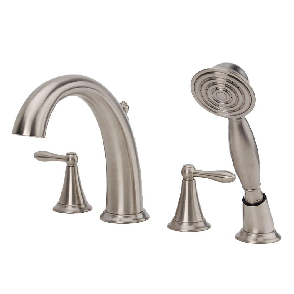 Fontaine Montbeliard 2 Handle Deck Mount Roman Tub Faucet With intended for sizing 1000 X 1000