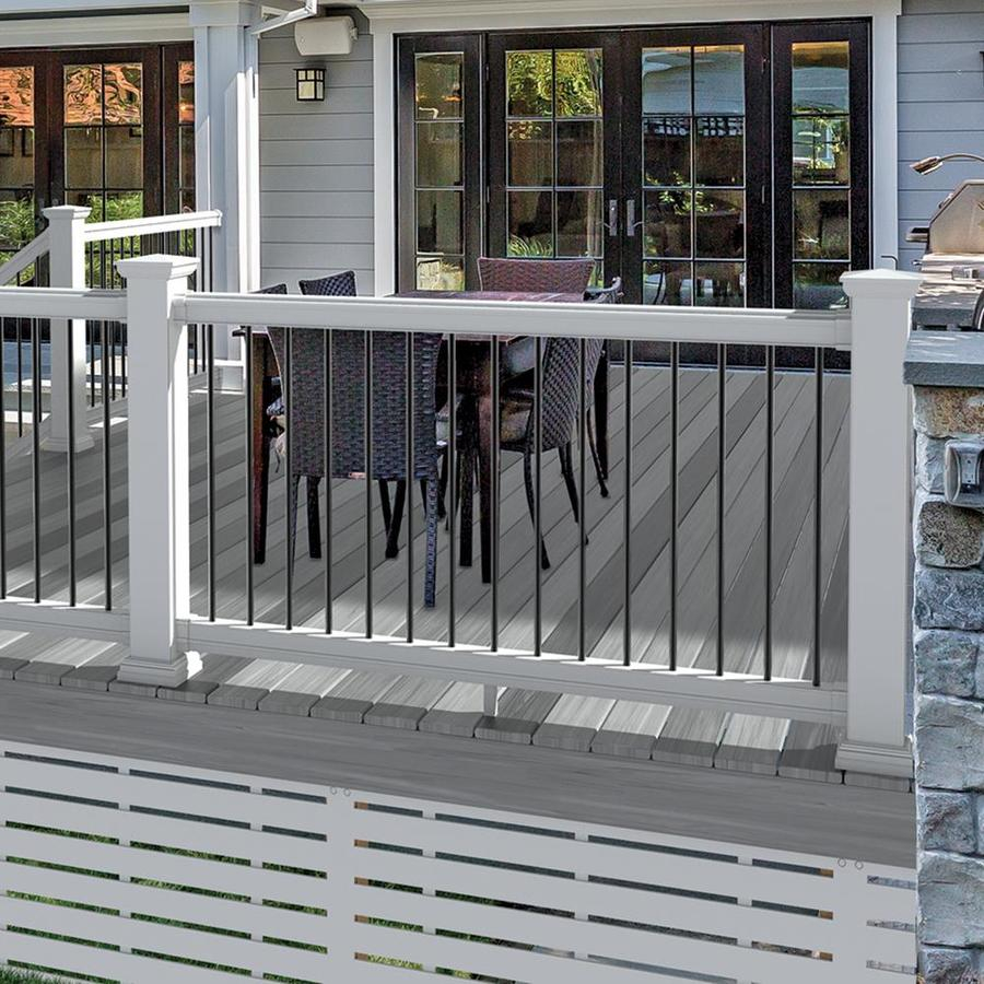 Freedom Assembled 8 Ft X 3 Ft Prescot White Pvc Deck Railing Kit with regard to size 900 X 900