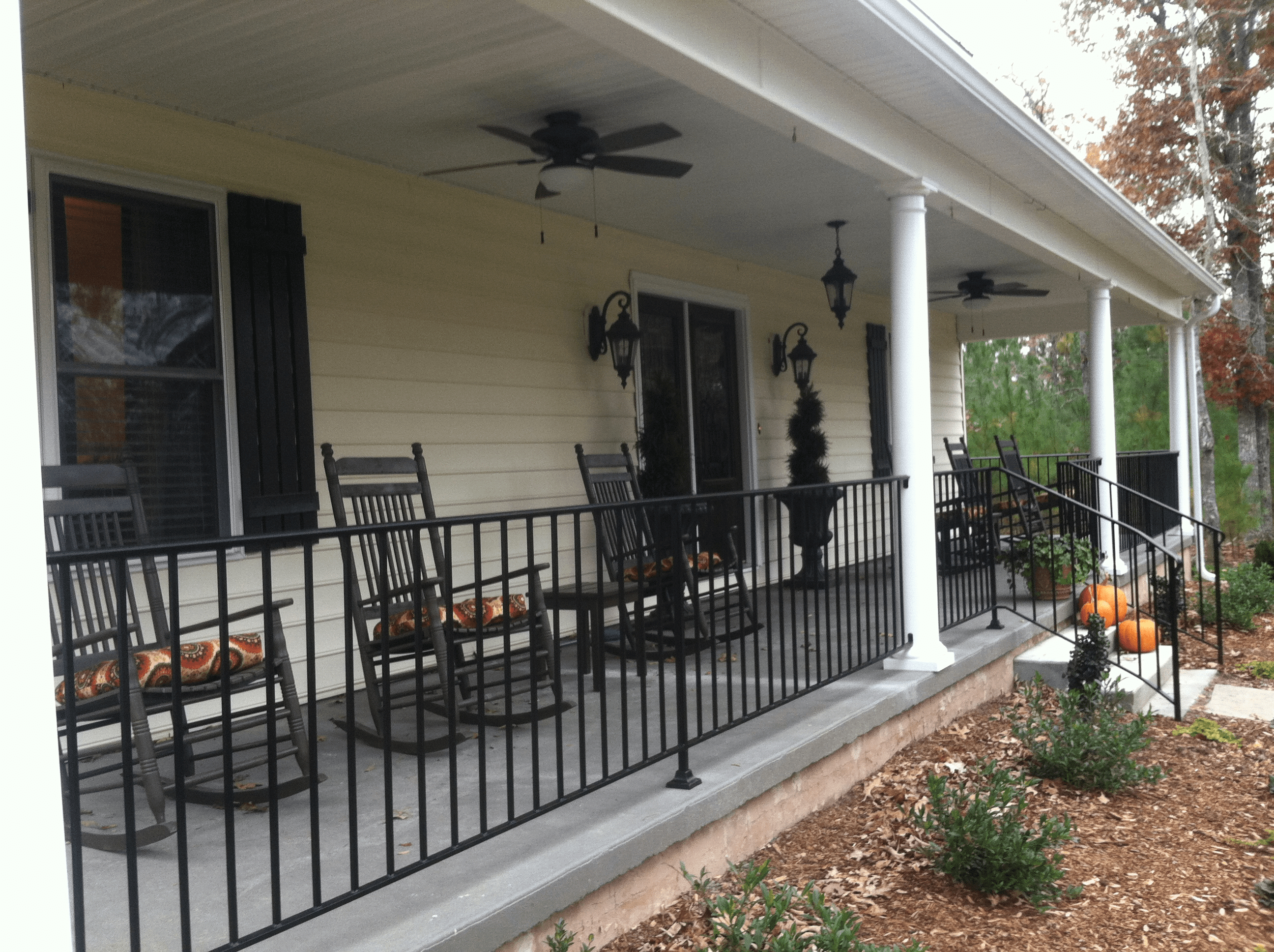 Front Porch Iron Railing Ideas Porch Patio In 2019 Front Porch within dimensions 2592 X 1936