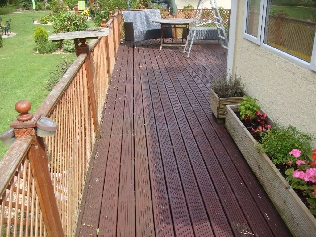 Garden Decking Boards Homebase Planters Made From Second Hand intended for sizing 1024 X 768