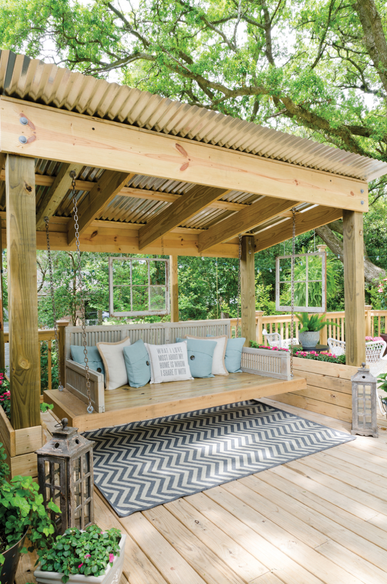 Getting Ready For Summer Enliven Your Porch With Comfy Swings inside proportions 795 X 1200