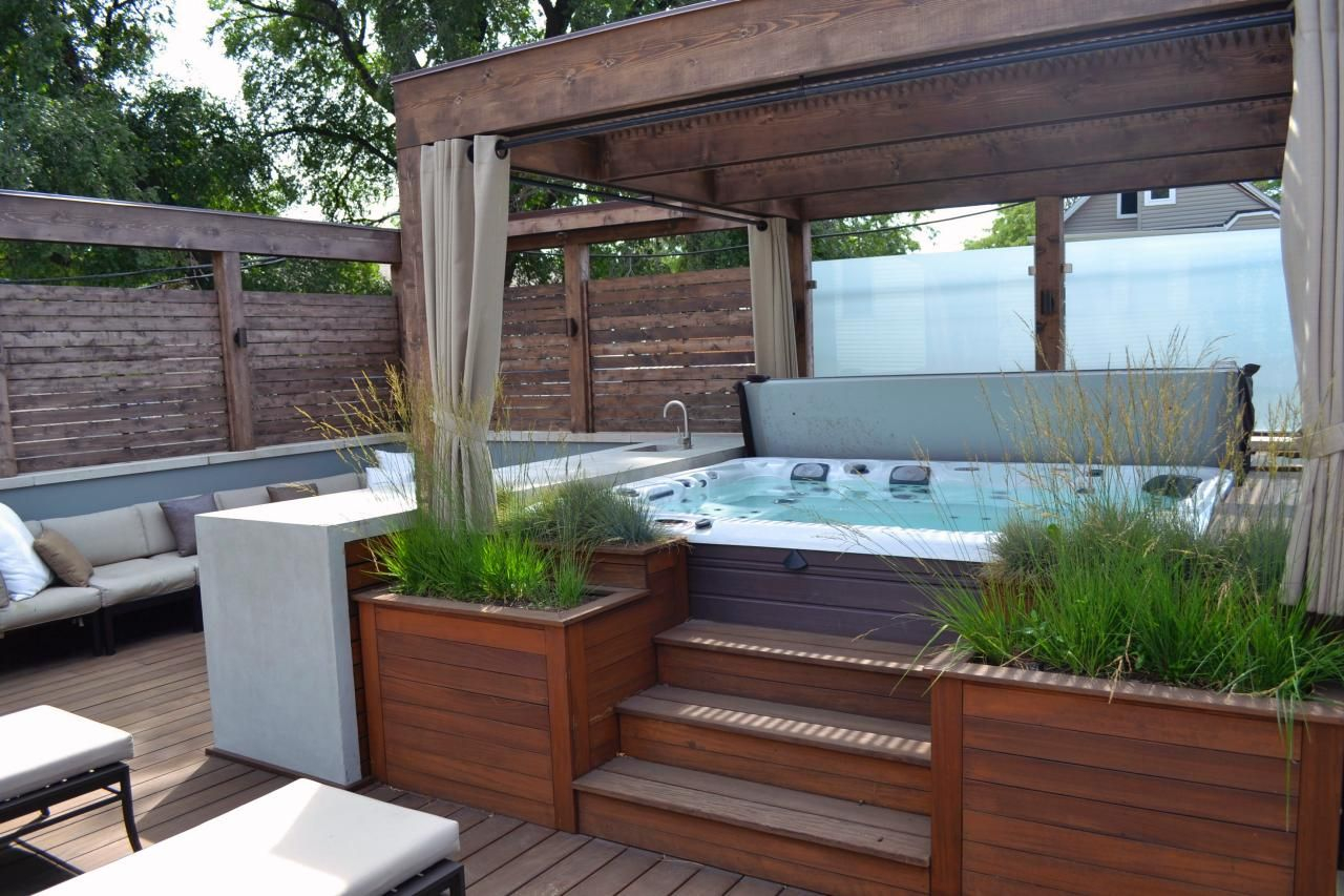 Gorgeous Decks And Patios With Hot Tubs House Ideas Jacuzzi with regard to size 1280 X 853