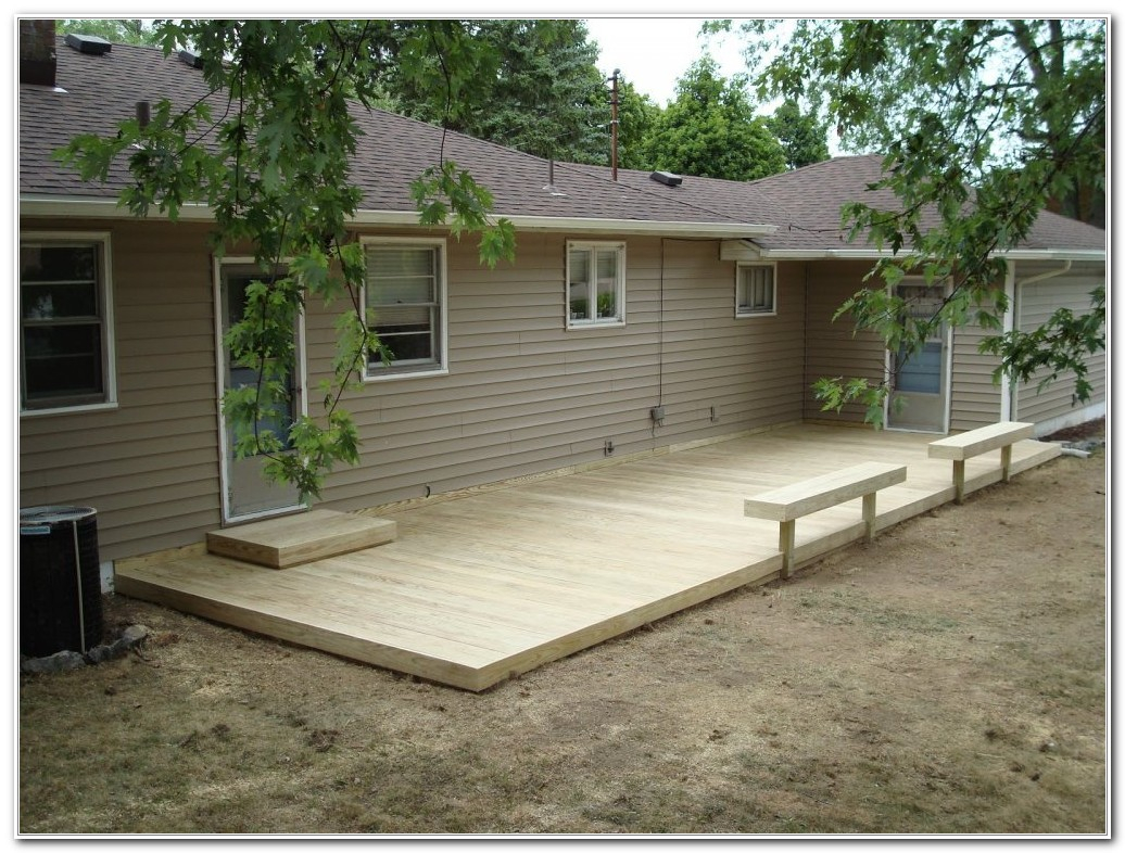 Ground Level Deck Designs Decks Home Decorating Ideas Qgqd3gvkvn within proportions 1036 X 786