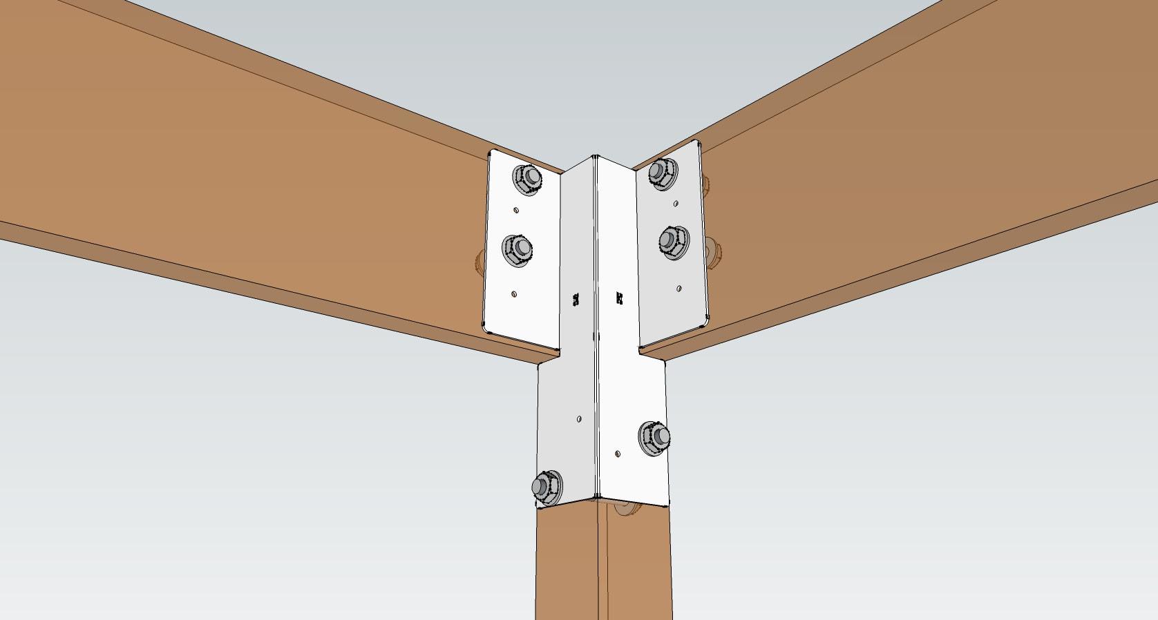 H3 Series Deck Post Brackets Singlemulti regarding dimensions 1676 X 898