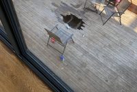 Had A Party Fire Pit Melted Throughon A Wooden Deck Facepalm regarding measurements 3024 X 4032