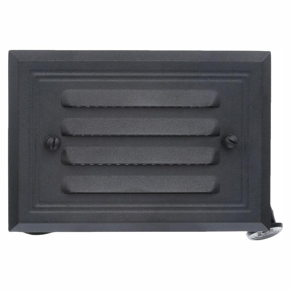 Hampton Bay Low Voltage 7 Watt Black Halogen Half Brick Deck Light inside dimensions 1000 X 1000