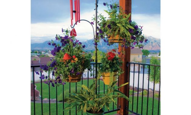 Hanging Outdoor Plant Stand Patio Baskets Holder Flower Planter with size 1000 X 1000