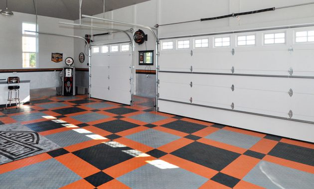 Harley Davidson Garage Flooring in measurements 1600 X 737