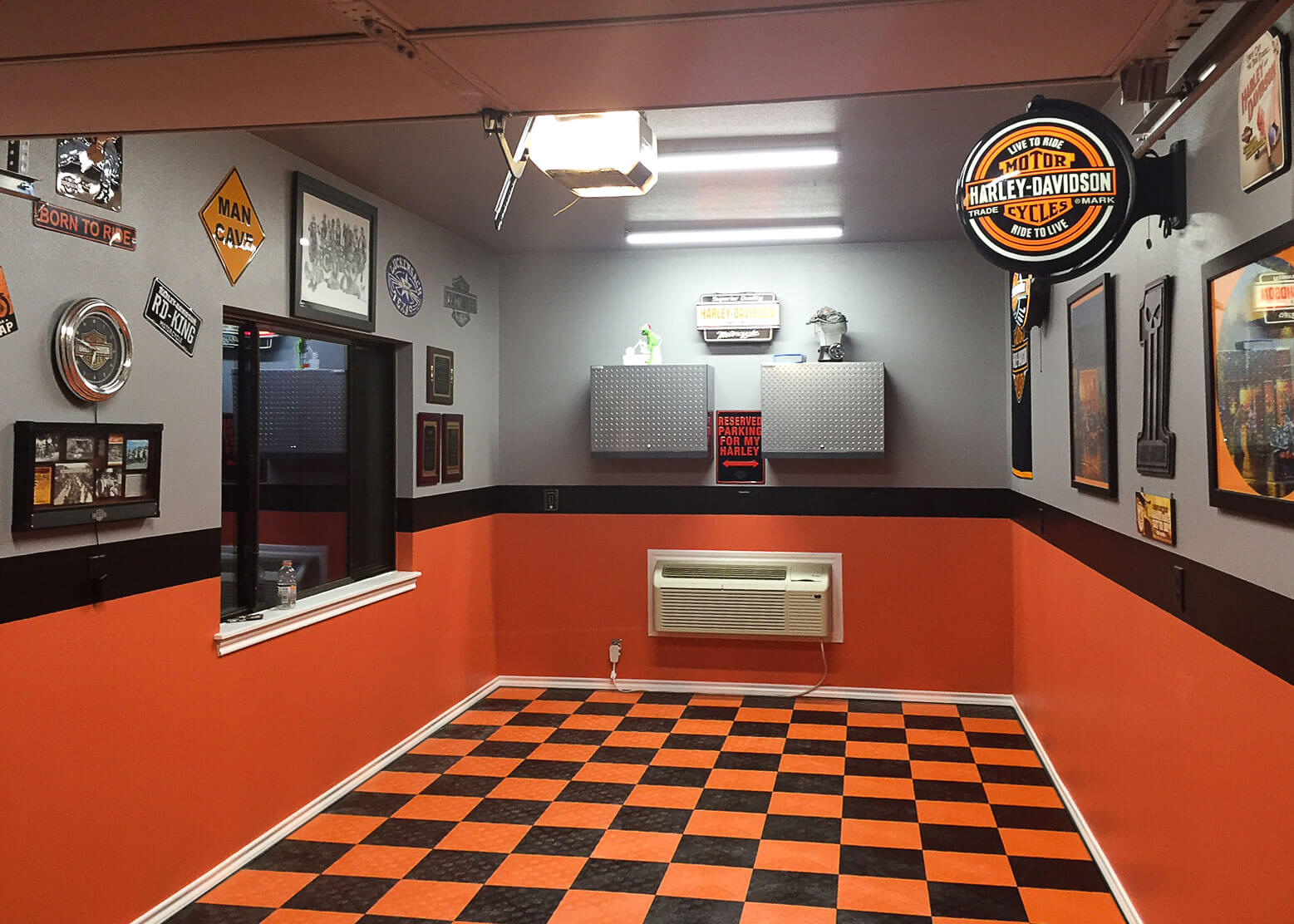 Harley Davidson Garage Flooring throughout sizing 1557 X 1112