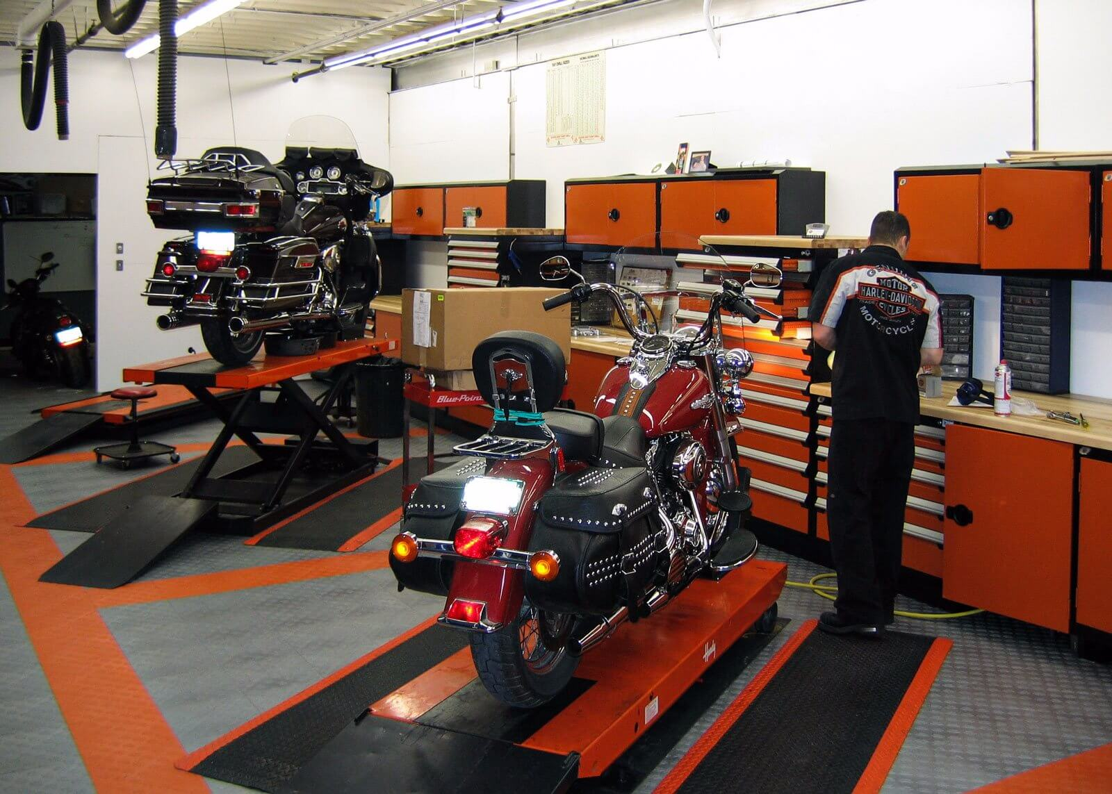 Harley Davidson Garage Flooring within measurements 1600 X 1143