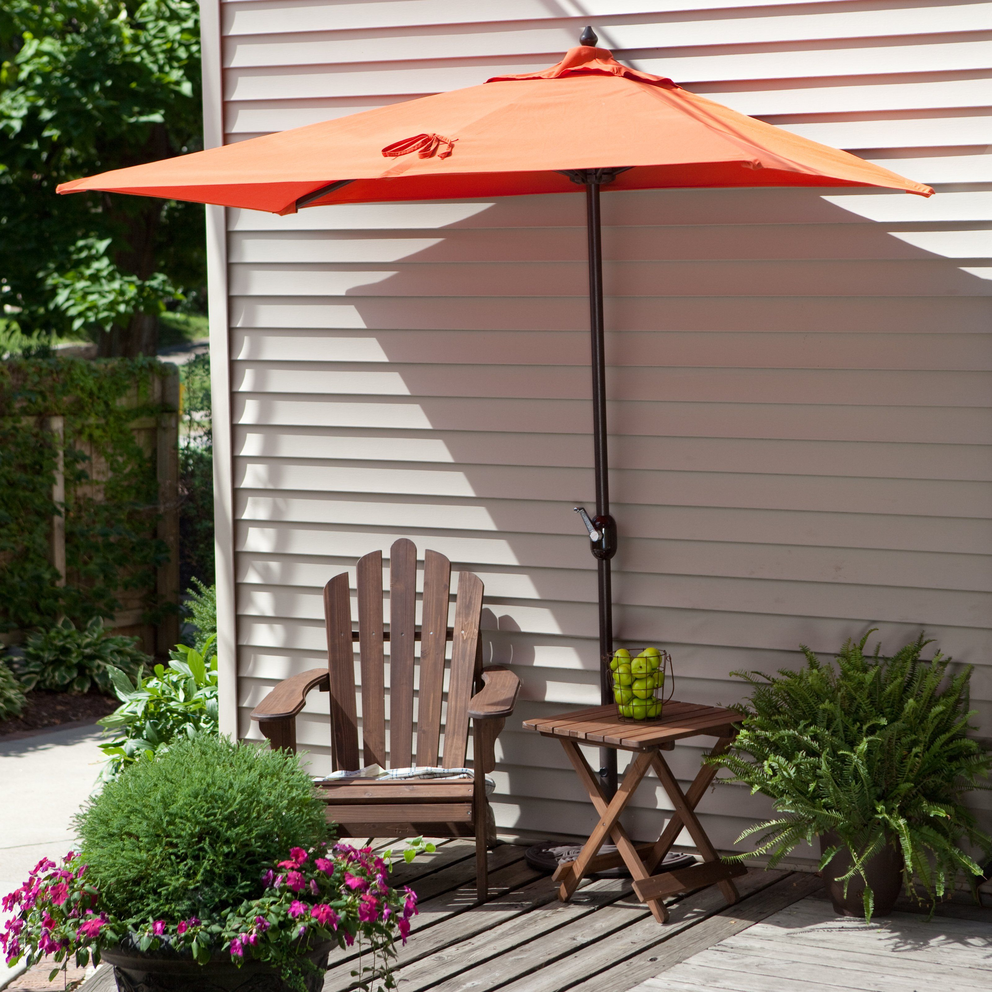 Have To Have It Coral Coast 7 Ft Better Half Patio Umbrella 8001 pertaining to size 3200 X 3200