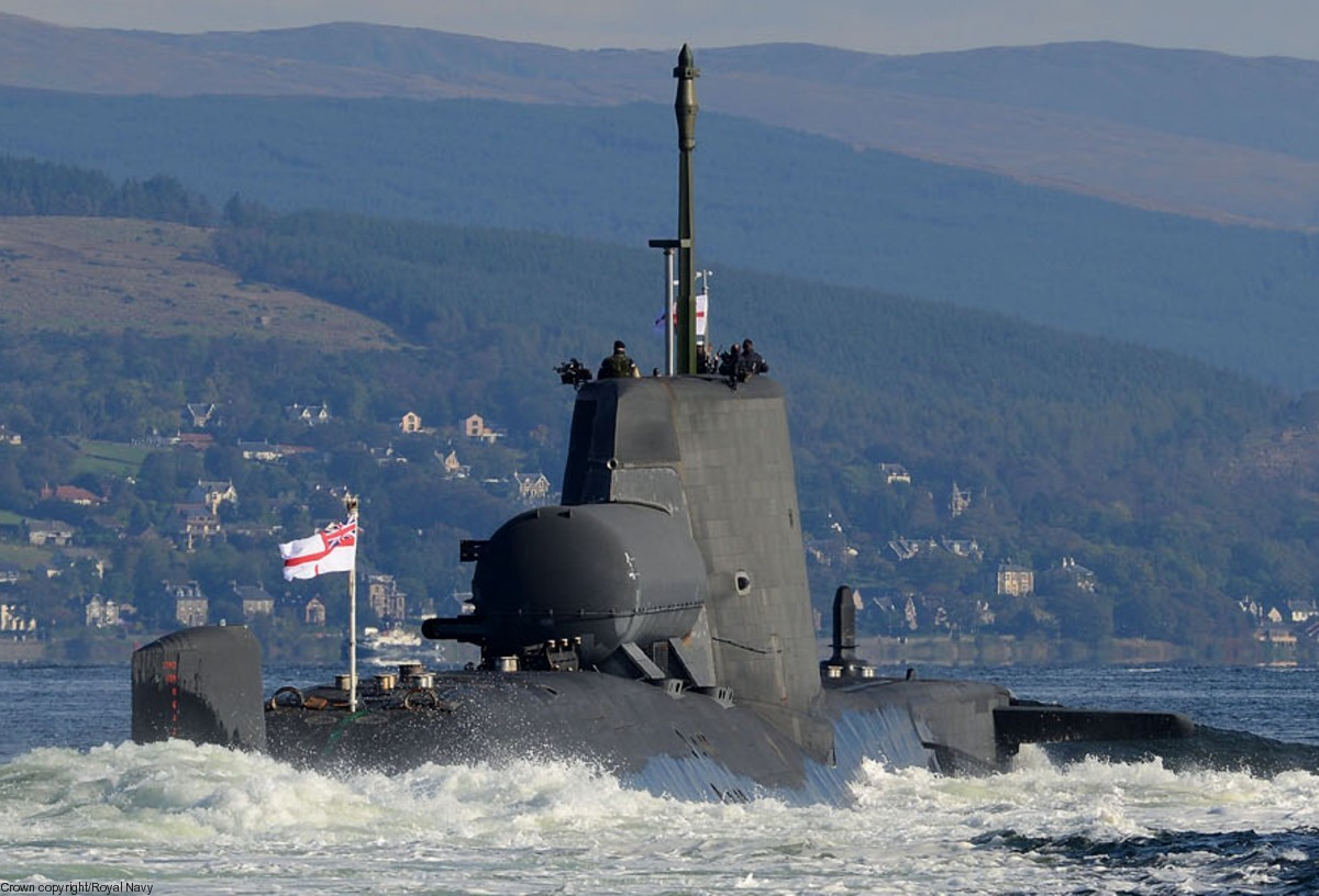 Hms Astute S 119 Attack Submarine Ssn Royal Navy within dimensions 1200 X 816