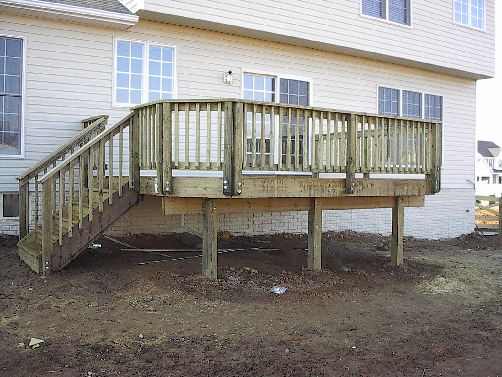 Home Wwwsignaturefencenet Treated Deck Railing Designs Capital inside proportions 1600 X 1200