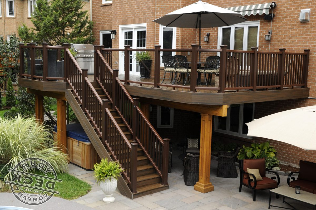 Hot Tub Under Deck Making Use Of Every Awkward Space In Your with dimensions 1200 X 797