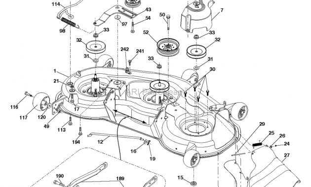 Husqvarna Yth2348 289570 2012 02 Parts Diagram For Mower Deck throughout measurements 1180 X 1466