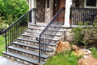 Impressive Black Wrought Iron Porch Railings For Farmhouse Design pertaining to dimensions 1024 X 768