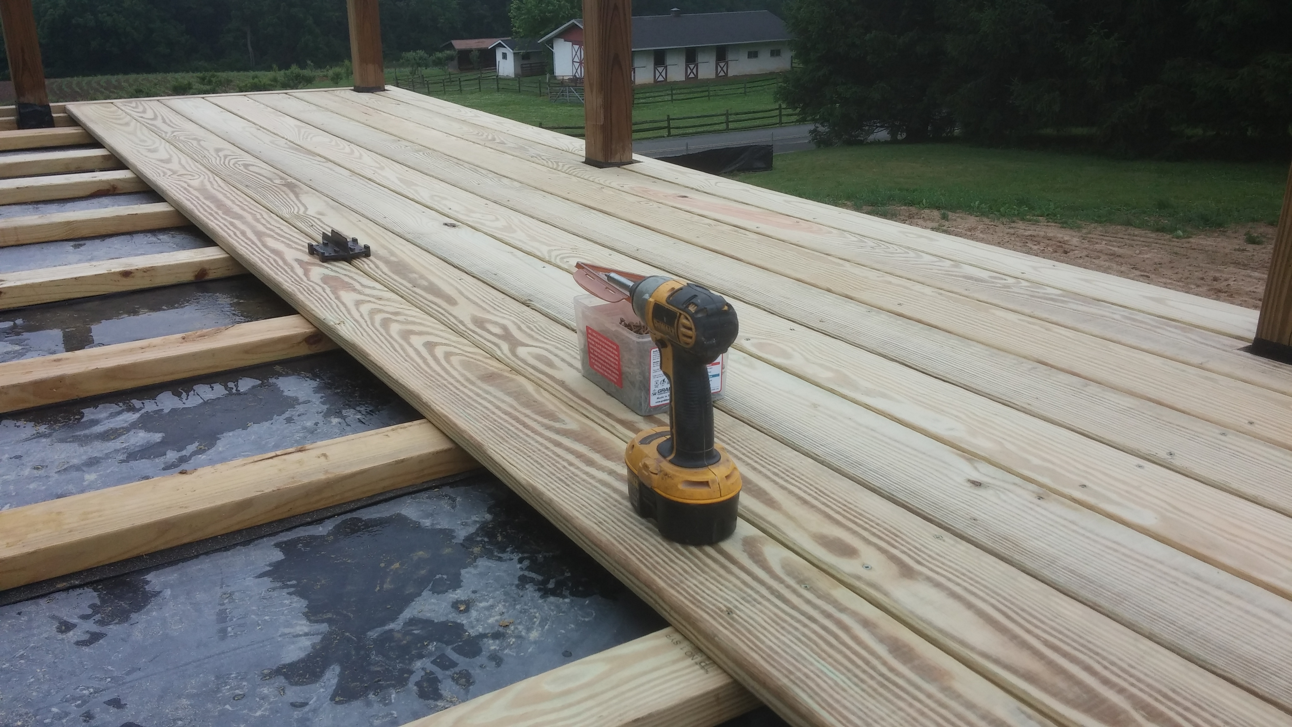 Installing Composite Decking Over Wood On Existing Deck Can I throughout dimensions 4160 X 2340
