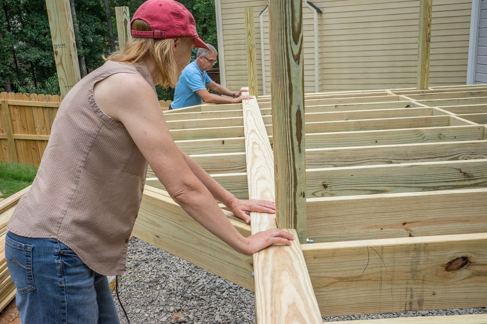 Installing Wood Decking Decks with sizing 1600 X 1066