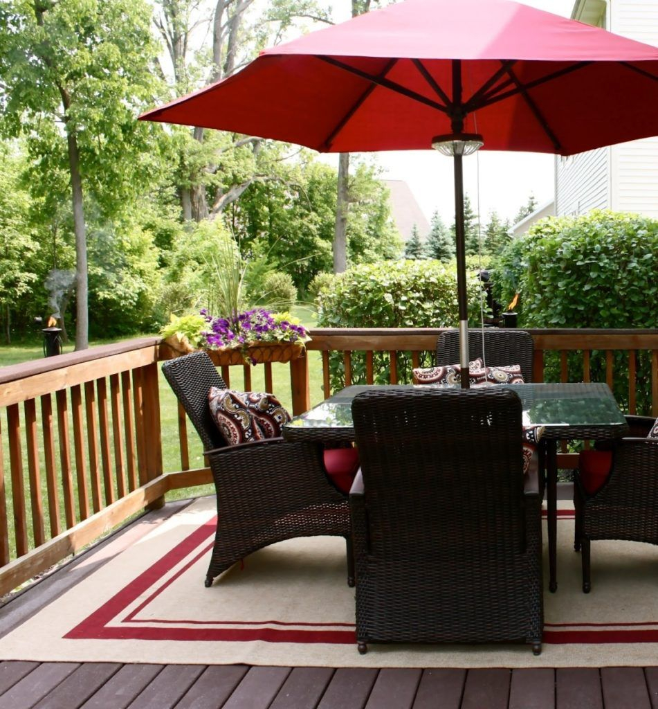 Interesting Ipe Decking With Wood Deck Railing And Outdoor Rugs in size 951 X 1024