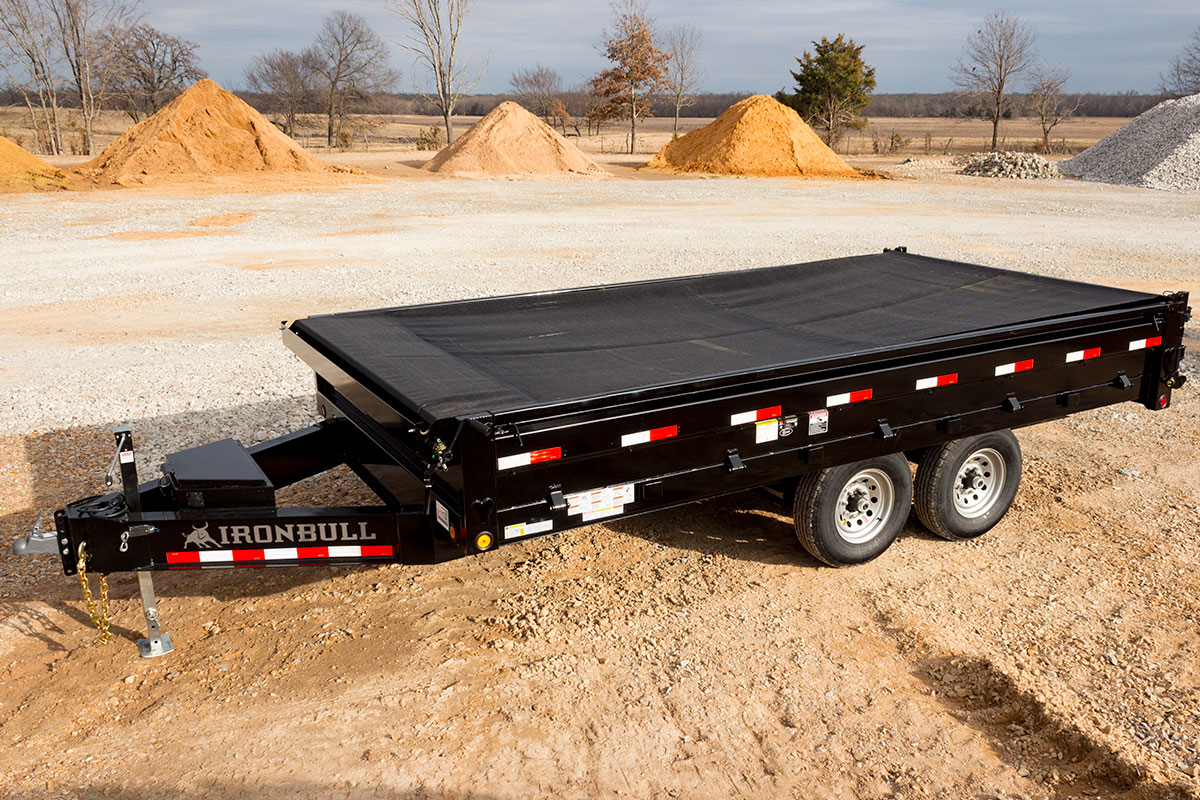 Iron Bull 14000 Lb Deckover Dump Trailer inside size 1200 X 800