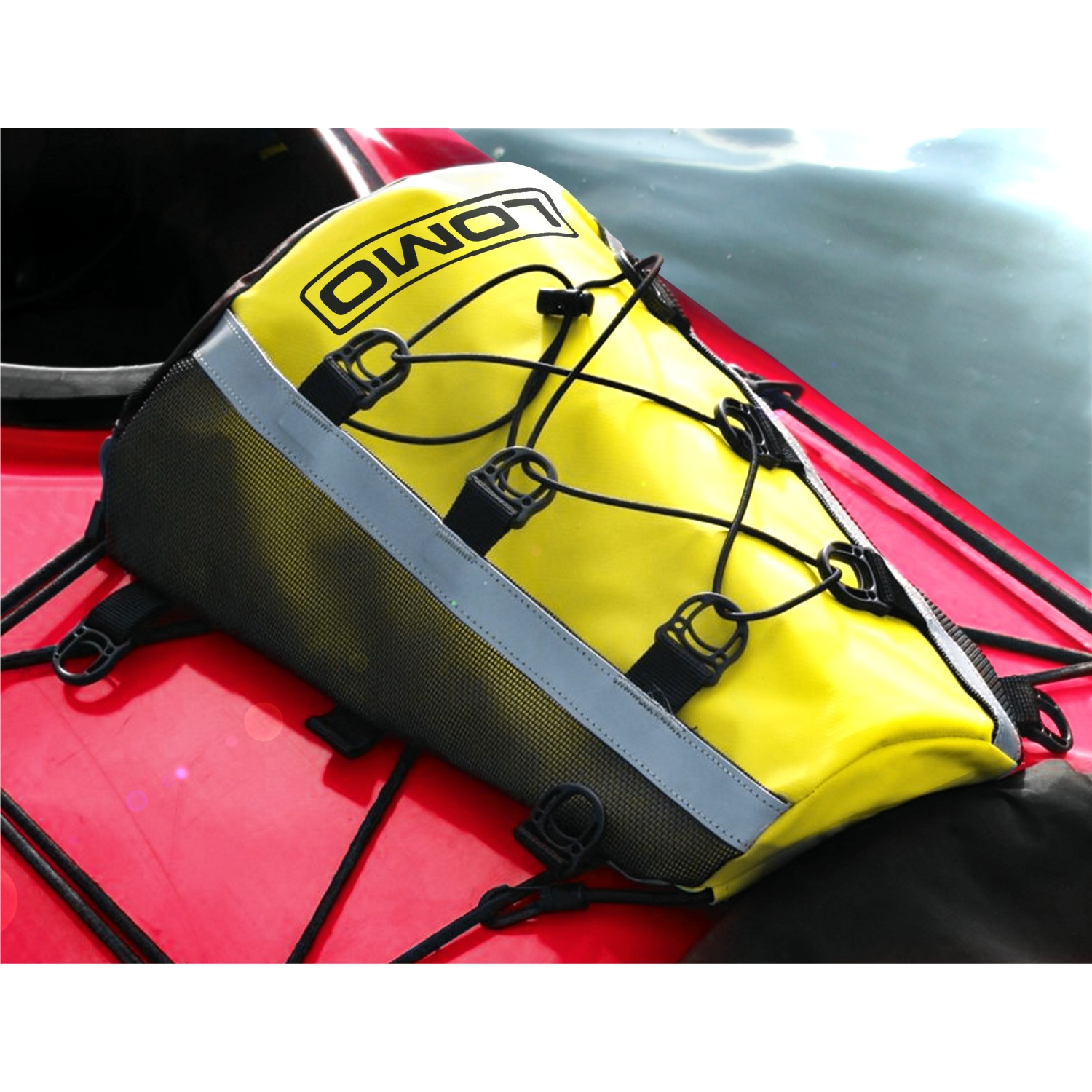 Kayak Deck Bag Zip Closure with measurements 1500 X 1500