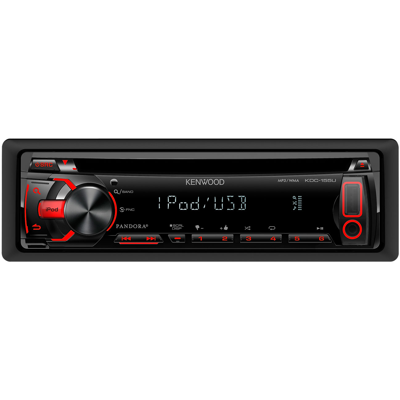 Kenwood Kdc 155u Cd Mp3 Wma Car Stereo Receiver With Usb for proportions 1298 X 1298