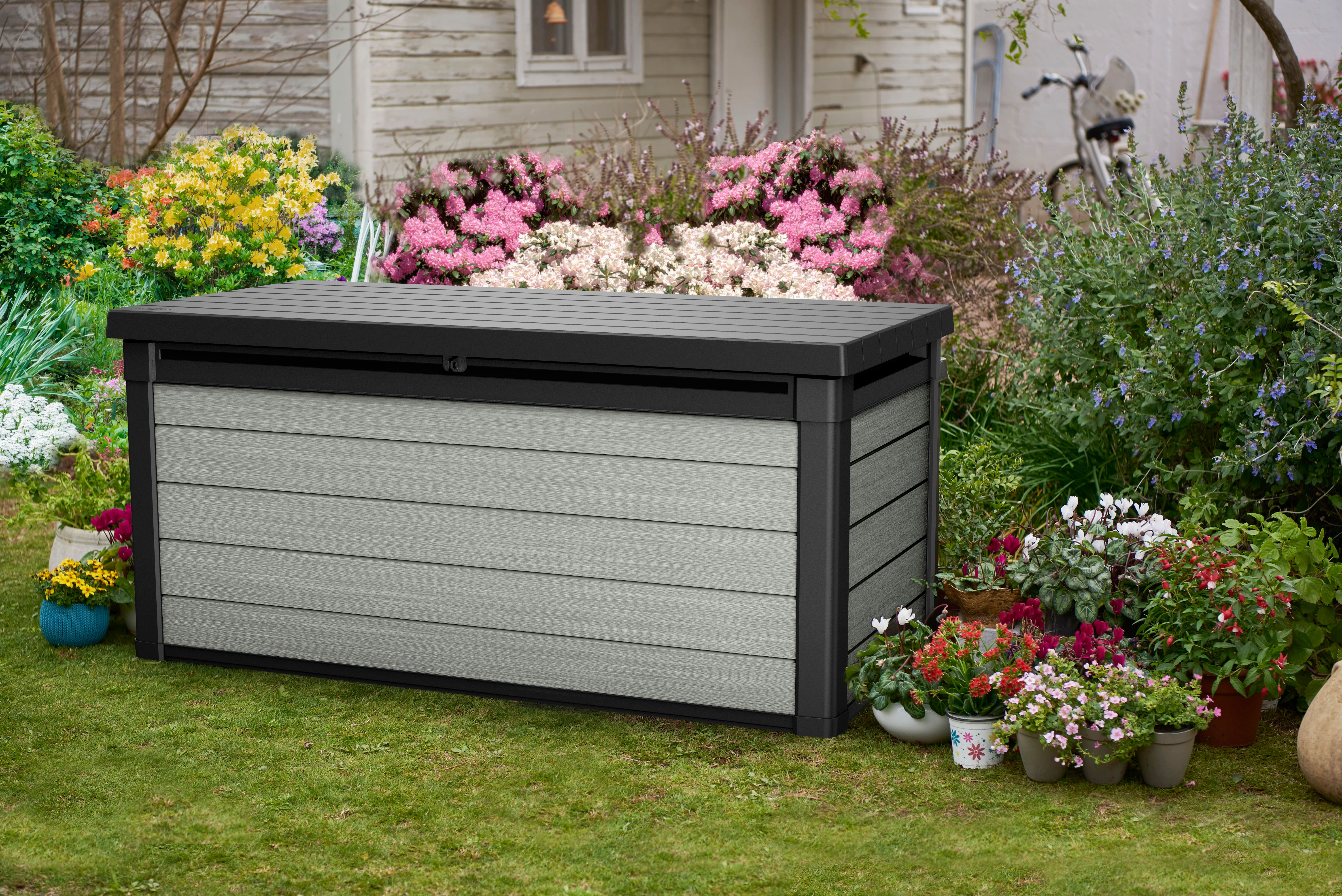 Keter 150 Gallon Deck Box intended for size 6000 X 4005