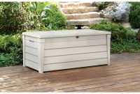 Keter Brightwood Outdoor Plastic Deck Box All Weather Resin Storage for size 2000 X 2000