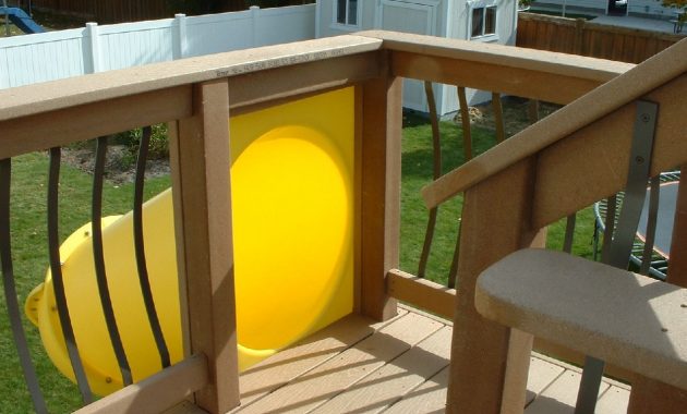 Kids Slide From A Second Story Deck Easy To Install And You Dont inside dimensions 1280 X 960