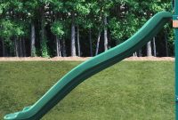 Kidwise 7 Ft Deck Height Green Rave Slide 568 Playhouse Deck in measurements 1000 X 1000