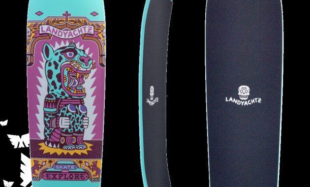 Landyachtz Drop Cat Ilumination 38 Longboard Skateboard Deck W with sizing 1000 X 1000