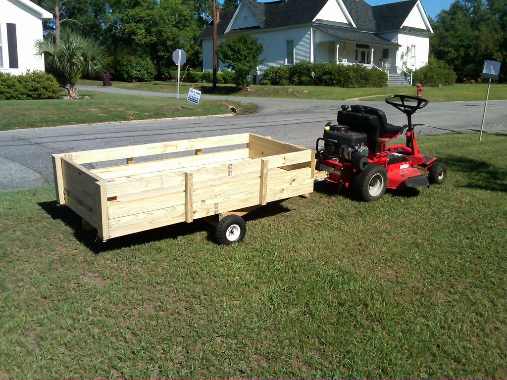 Lawnmower Utility Trailer 4 Steps With Pictures for proportions 1024 X 768