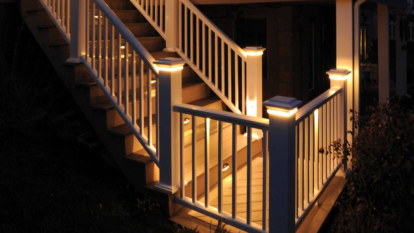 Led Deck Rail Lighting And Deck Railing Lights Ideas Decks Ideas with regard to sizing 1440 X 810