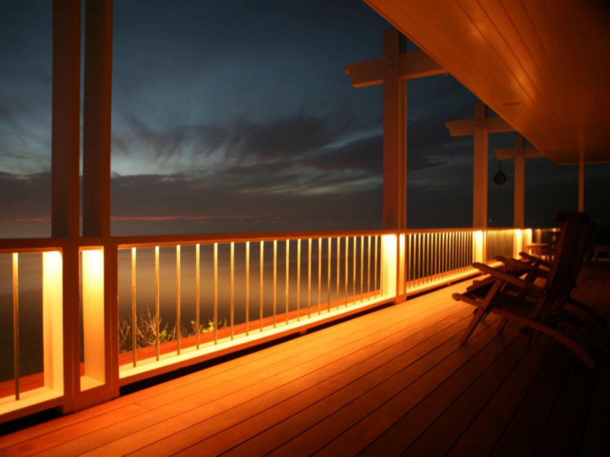 Led Deck Rail Lighting And Luxury Terrace Design With Railing Led in size 1200 X 900