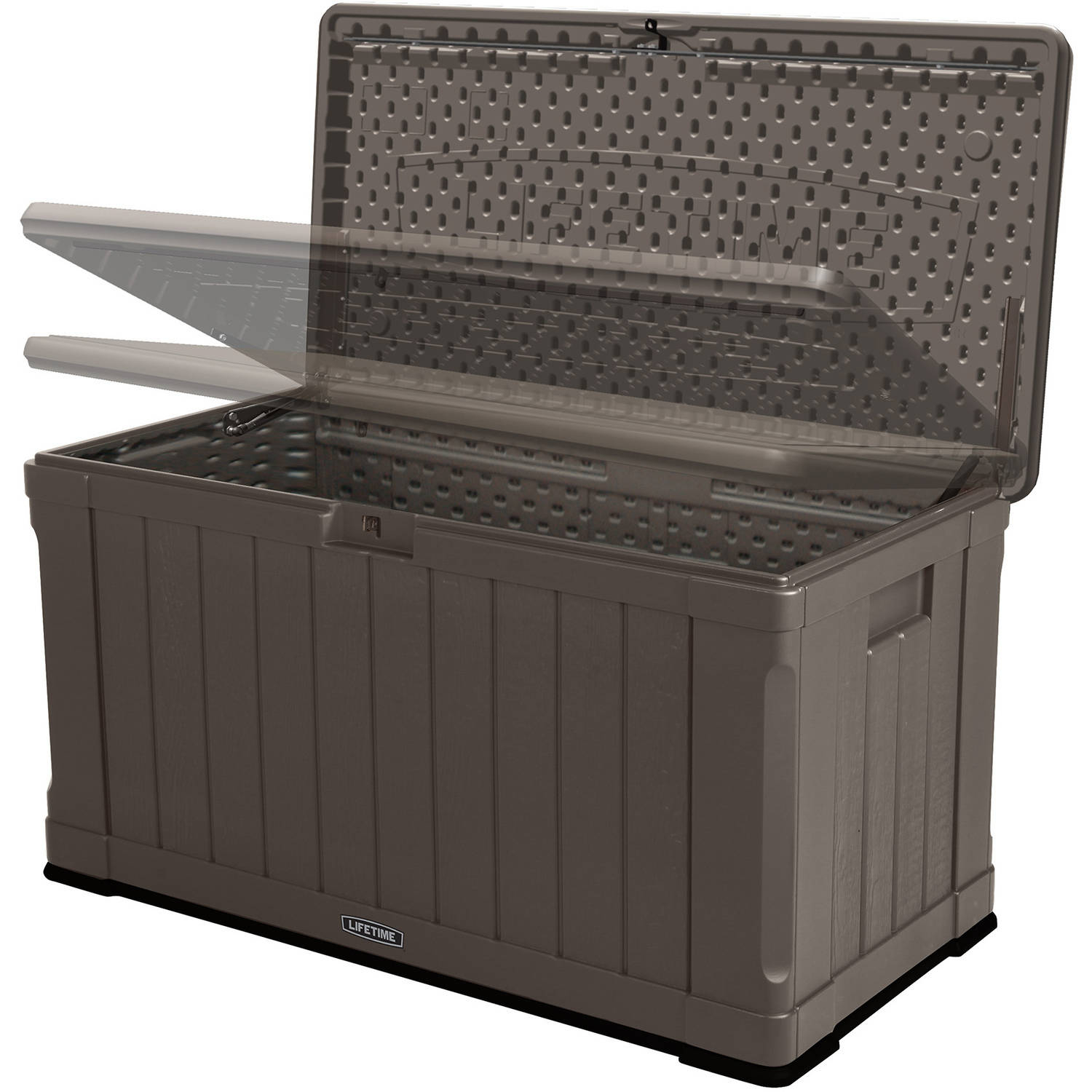 Lifetime Outdoor Storage Box 116 Gallon 60089 Walmart regarding proportions 1500 X 1500