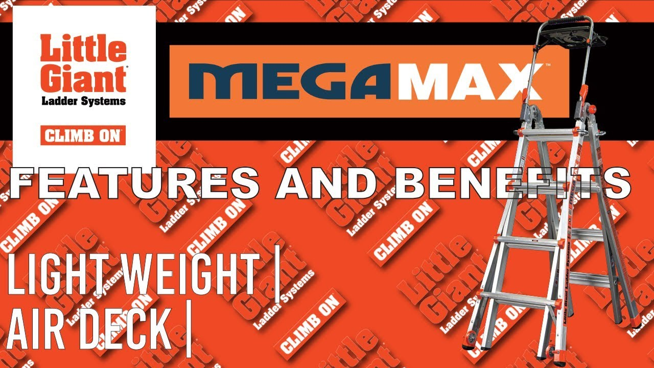 Little Giant Ladders Megamax Available At Costco Features And within measurements 1280 X 720