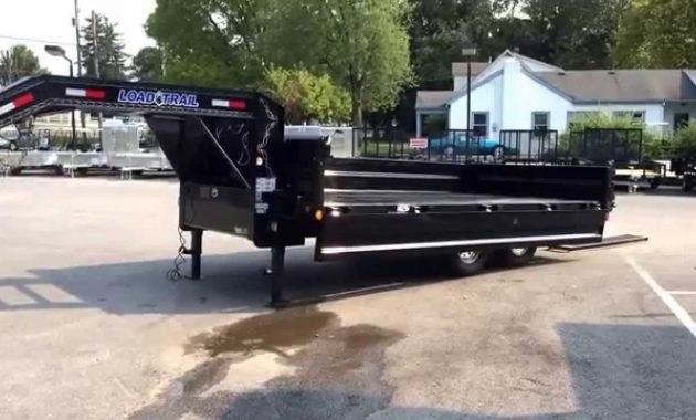 Load Trail 8x16 Gooseneck Deckover Hydraulic Dump Trailer 14000 717 220 4220 Best Choice Trailers within dimensions 1280 X 720