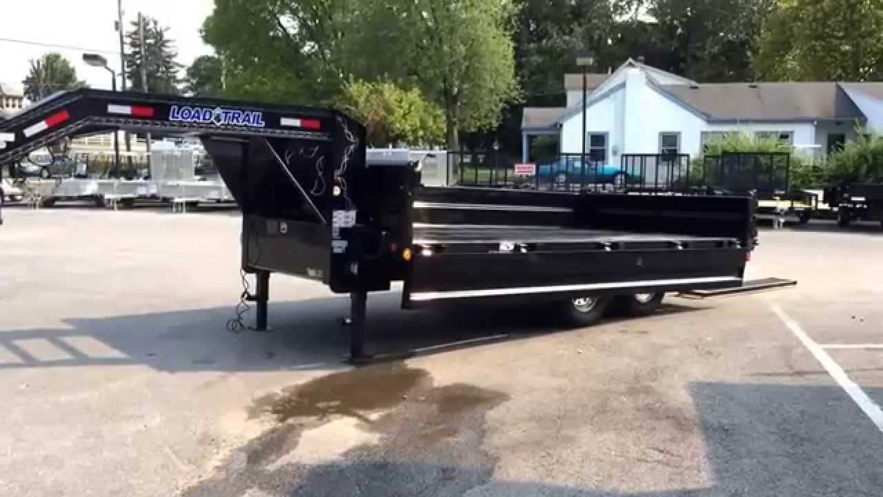 Load Trail 8x16 Gooseneck Deckover Hydraulic Dump Trailer 14000 717 220 4220 Best Choice Trailers within dimensions 1280 X 720