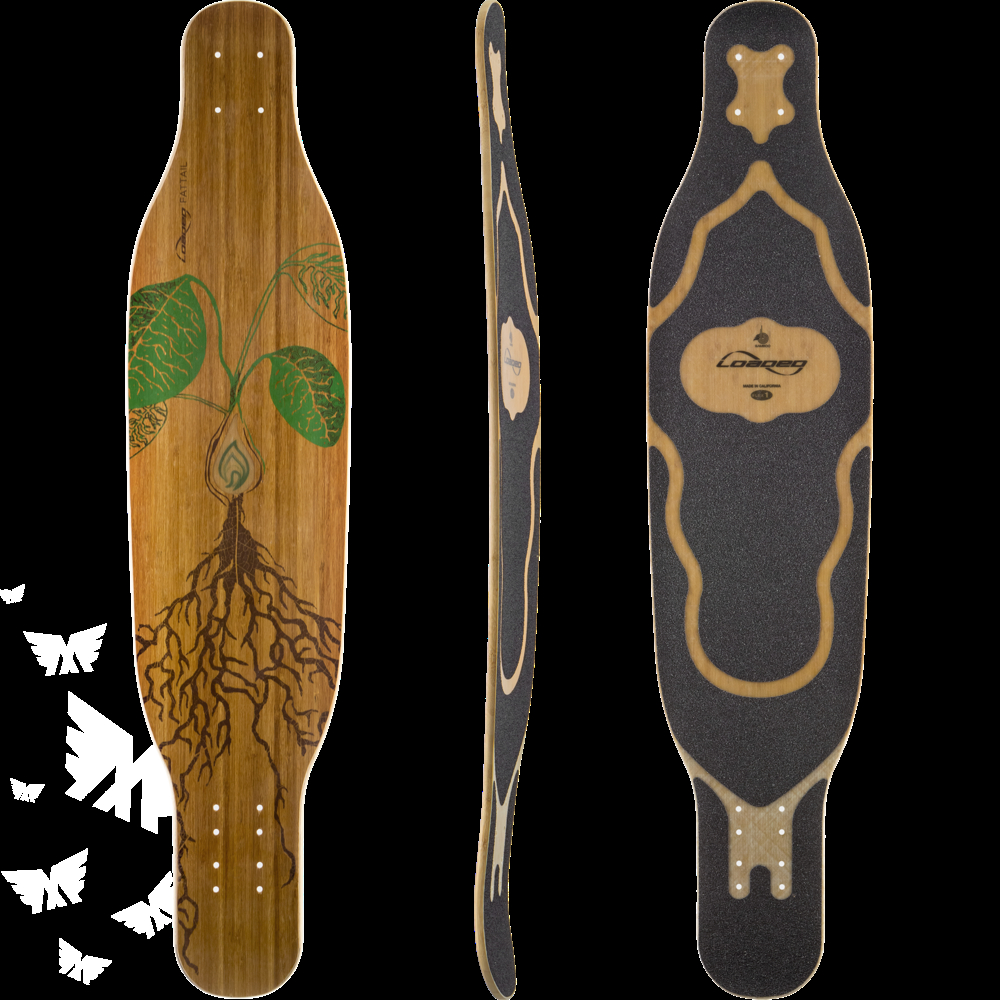Loaded Fat Tail Longboard Skateboard Deck W Grip Muirskate for sizing 1000 X 1000